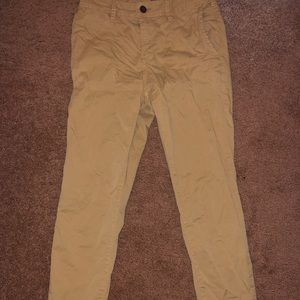 American Eagle Light Khaki Chino Pants